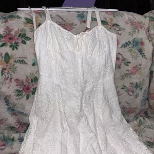White Eyelet Sundress